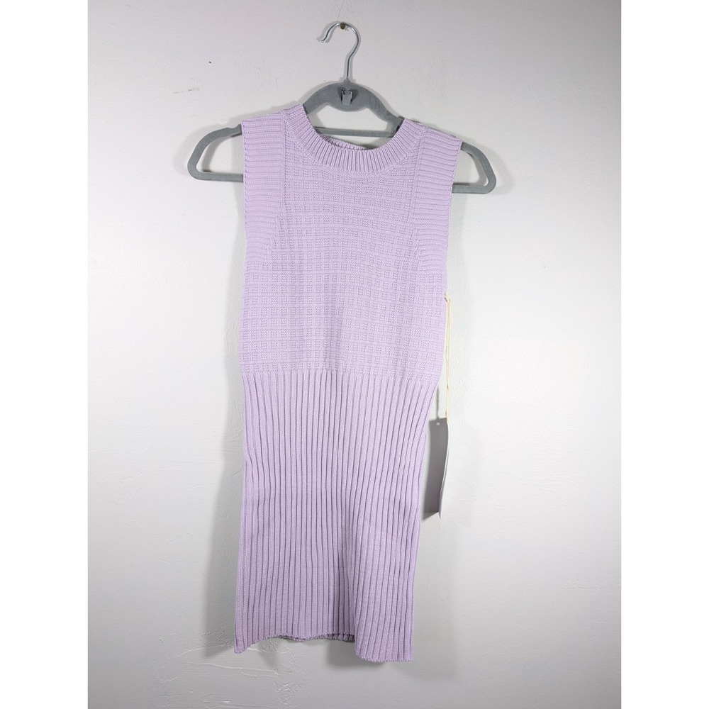 LUMIERE Small Lilac‎ Cut Out Back Dress New